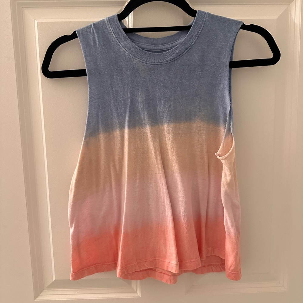 Spiritual Gangster tie dye crop tank